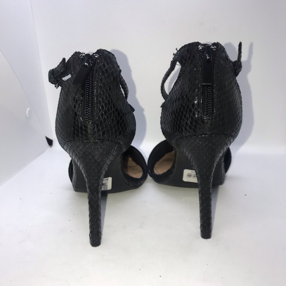 LANE BRYANT LEATHER COLLECTION STRAP HEELS Sz 10 - Picture 5 of 8